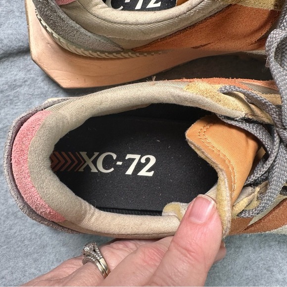 New Balance XC72 Men's Sneakers Size 8.5 Beige Orange Grey Athletic Shoes‎ - Picture 6 of 12